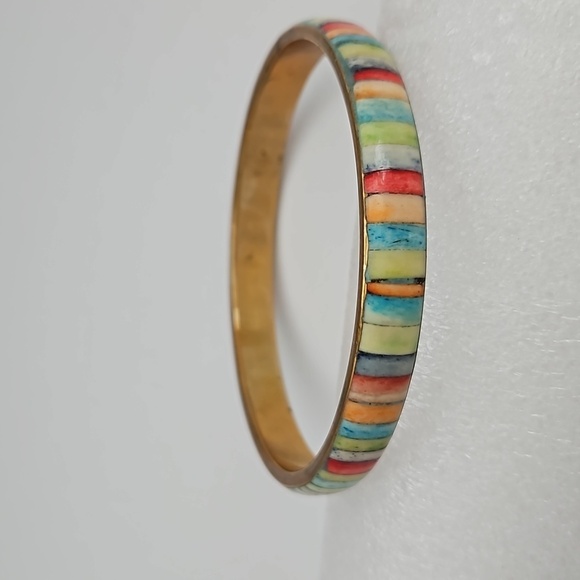 STONE Colorful Mosaic Bangle Bracelet - Picture 5 of 8